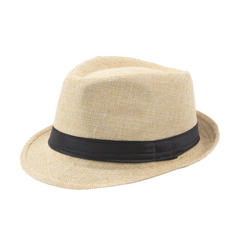 Fashion Personality Linen Top Hat Men - 𝓢𝓱𝓸𝓹𝓵𝓮𝓬𝔂