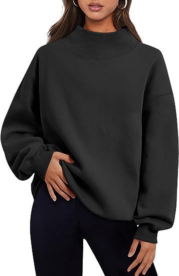 Pullover Sweatshirt Solid Color Loose Tops Round Neck Hoodie Women Thick Clothing - 𝓢𝓱𝓸𝓹𝓵𝓮𝓬𝔂