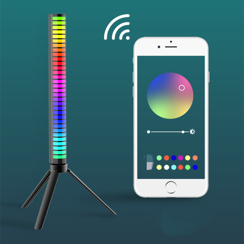 New Car Sound Control Light RGB Voice-Activated Music Rhythm Ambient Light With 32 LED 18 Colors Car Home Decoration Lamp - 𝓢𝓱𝓸𝓹𝓵𝓮𝓬𝔂