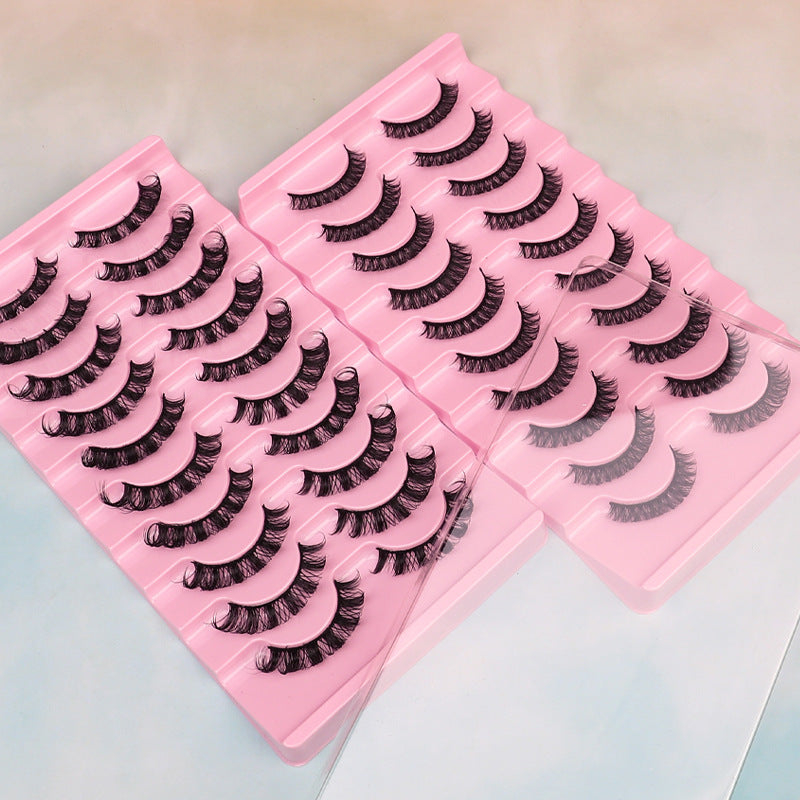 False Eyelashes, DD Curve, Thick, Eyelash, Ten Pairs - 𝓢𝓱𝓸𝓹𝓵𝓮𝓬𝔂