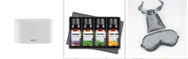 Aroma Diffuser With Flame Light Mist Humidifier Aromatherapy Diffuser With Waterless Auto-Off Protection For Spa Home Yoga Office - 𝓢𝓱𝓸𝓹𝓵𝓮𝓬𝔂