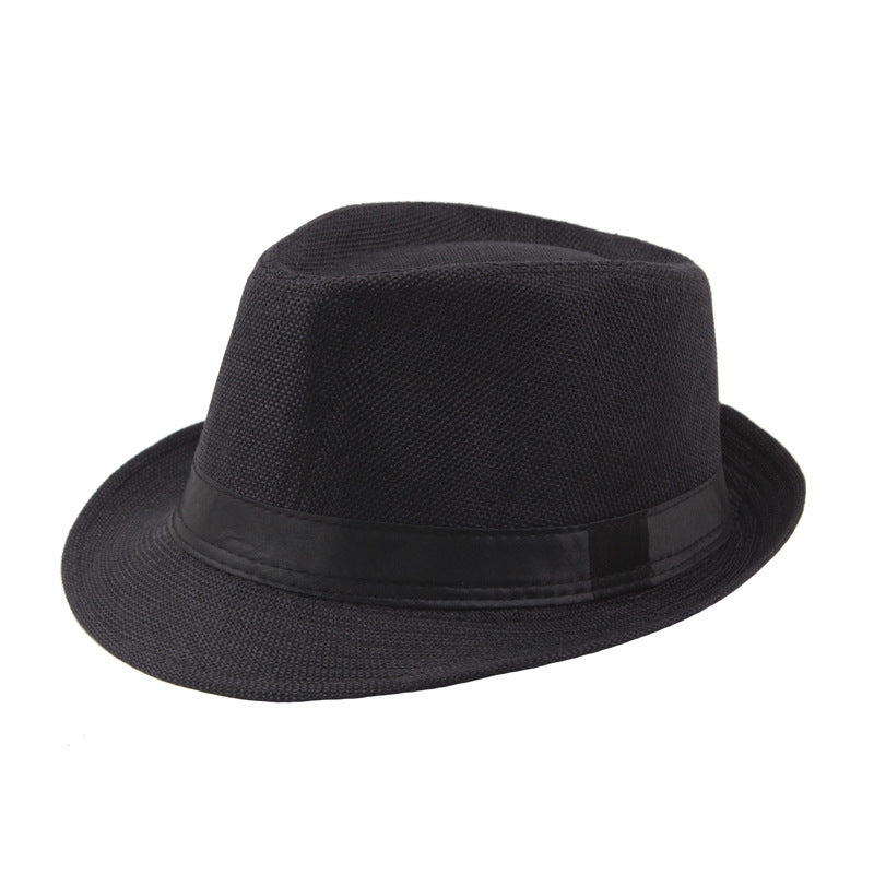 Fashion Personality Linen Top Hat Men - 𝓢𝓱𝓸𝓹𝓵𝓮𝓬𝔂
