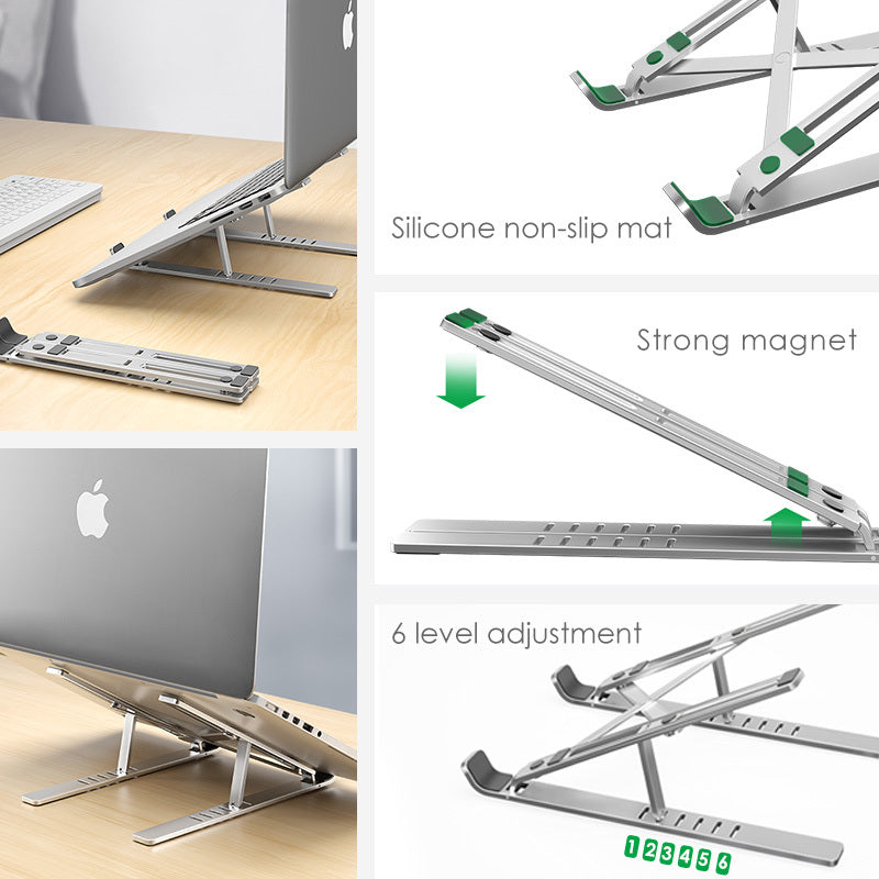 Laptop stand cooling portable adjustable stand - 𝓢𝓱𝓸𝓹𝓵𝓮𝓬𝔂