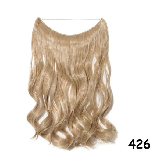 S-noilite 20 inches Invisible Wire No Clips in Hair Extensions Secret Fish Line Hairpieces Silky Straight Synthetic - 𝓢𝓱𝓸𝓹𝓵𝓮𝓬𝔂