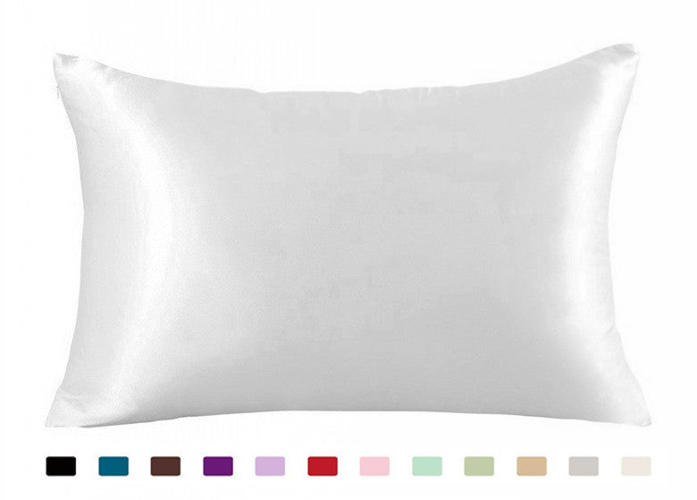 Pillowcase Satin Solid Color Simulation Silk Single Pillowcase Ice Silk Pillowcase - 𝓢𝓱𝓸𝓹𝓵𝓮𝓬𝔂
