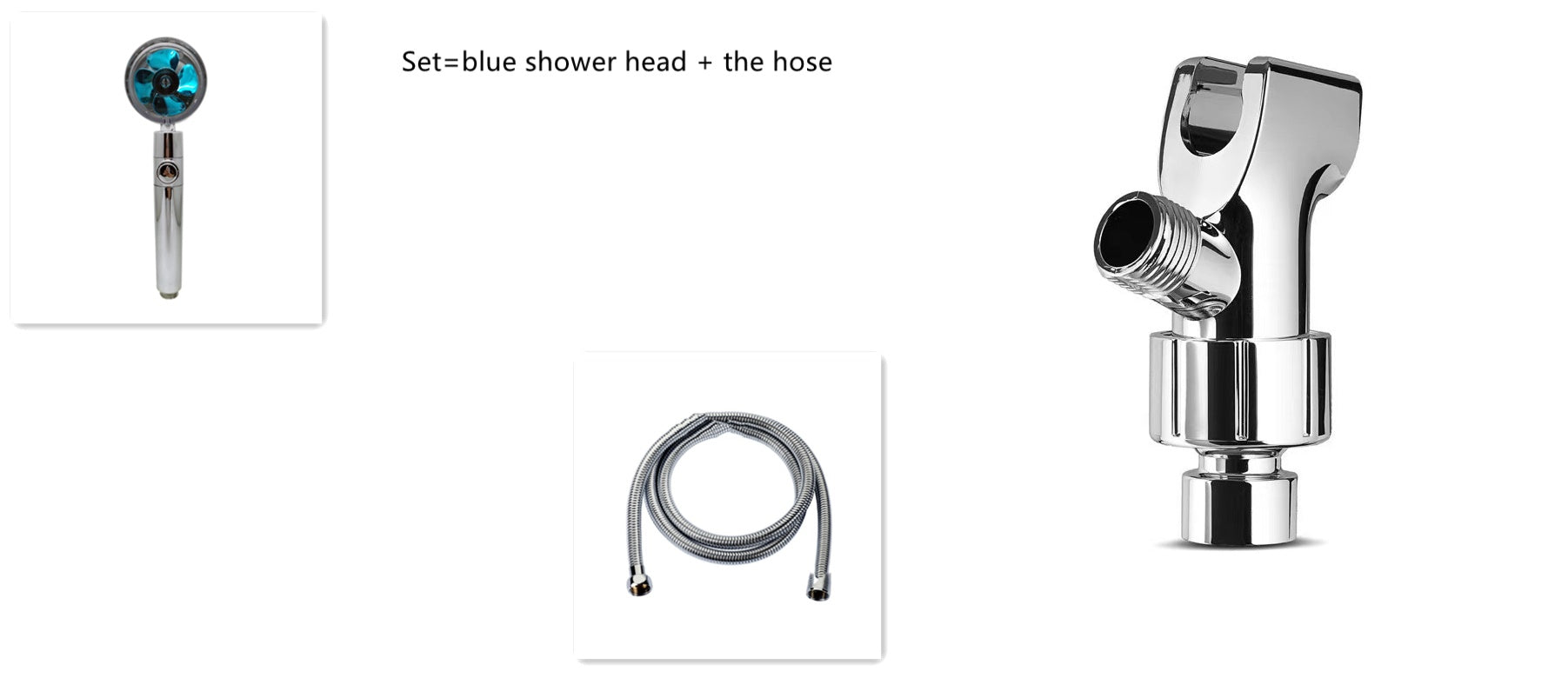 Shower Head Water Saving Flow 360 Degrees Rotating With Small Fan ABS Rain High Pressure Spray Nozzle Bathroom Accessories - 𝓢𝓱𝓸𝓹𝓵𝓮𝓬𝔂