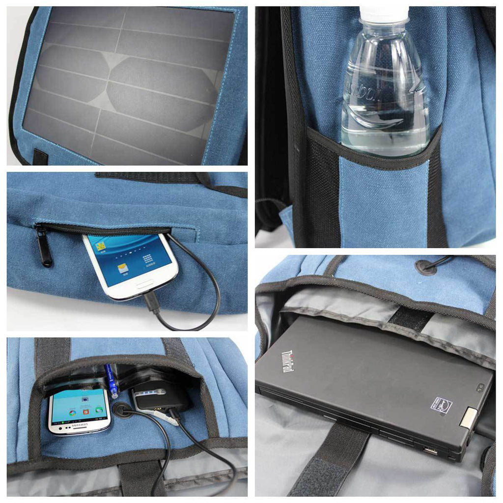Solar Charging Multifunctional Wear-resistant Large Capacity Outdoor Computer Bag - 𝓢𝓱𝓸𝓹𝓵𝓮𝓬𝔂