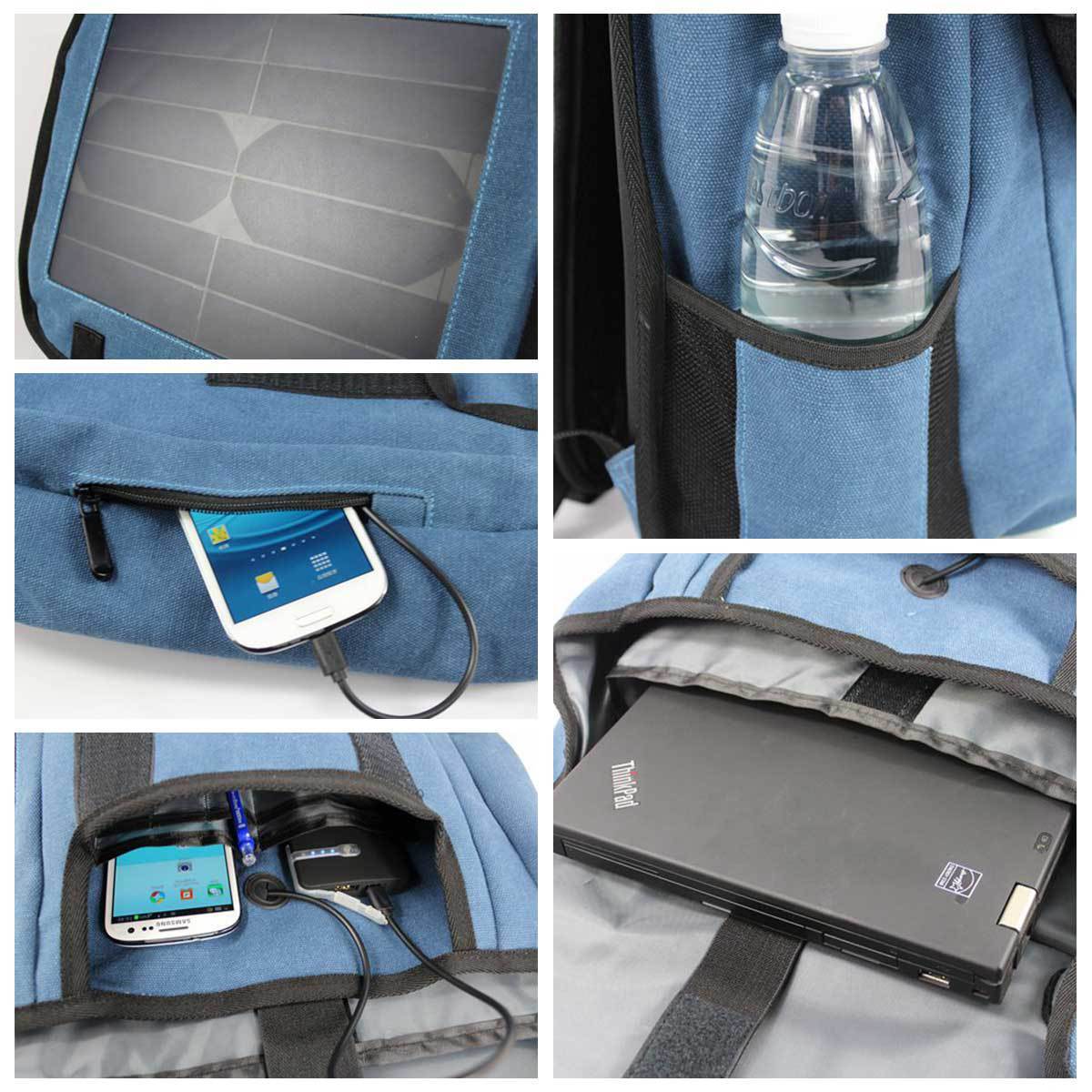 Solar Charging Multifunctional Wear-resistant Large Capacity Outdoor Computer Bag - 𝓢𝓱𝓸𝓹𝓵𝓮𝓬𝔂