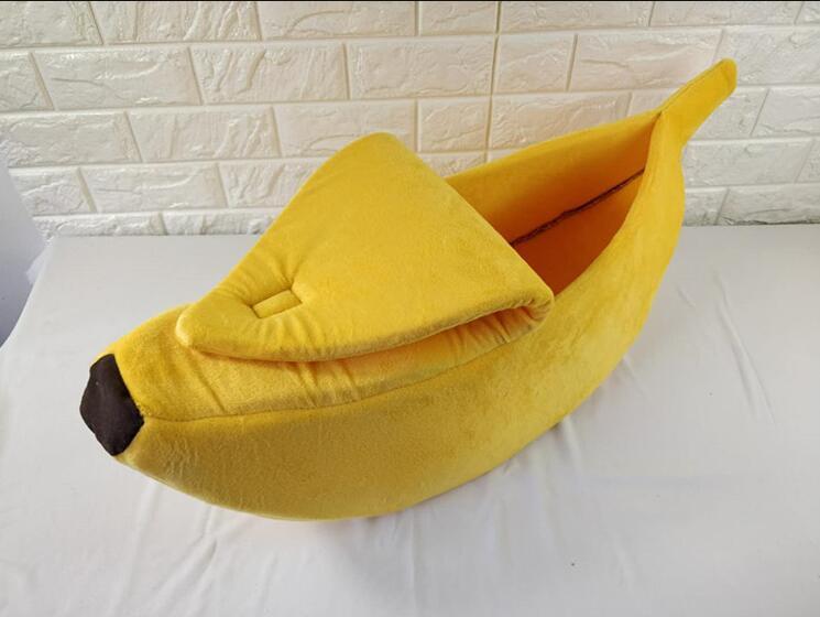 Pet House Dog Bed Banana Shape Dog House Cute Pet Kennel Nest Warm Dog Sofas Sleeping Bed - 𝓢𝓱𝓸𝓹𝓵𝓮𝓬𝔂