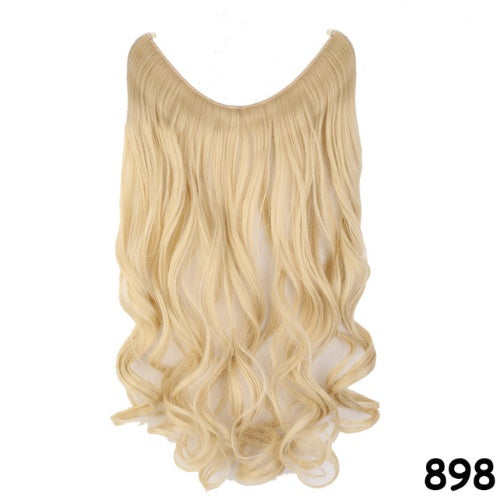 S-noilite 20 inches Invisible Wire No Clips in Hair Extensions Secret Fish Line Hairpieces Silky Straight Synthetic - 𝓢𝓱𝓸𝓹𝓵𝓮𝓬𝔂