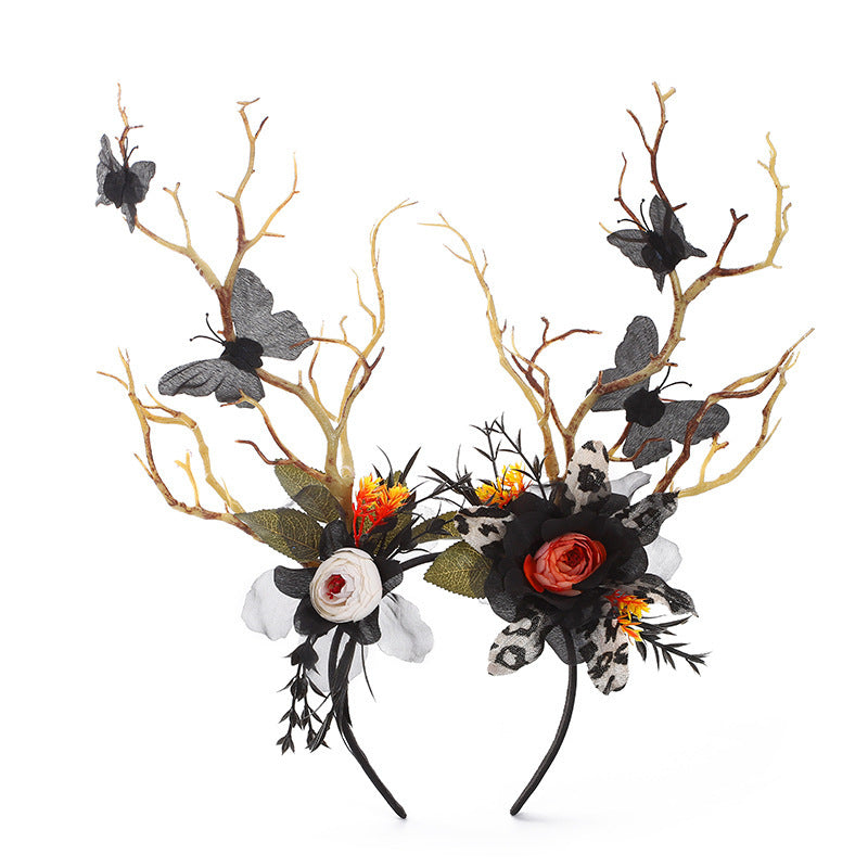 Halloween Bat Pumpkin Headband - 𝓢𝓱𝓸𝓹𝓵𝓮𝓬𝔂