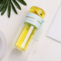 Glass Water Bottle With Tea Infuser Filter Tea Separation Double Wall Glass Bottle Leakproof Water Bottle - 𝓢𝓱𝓸𝓹𝓵𝓮𝓬𝔂