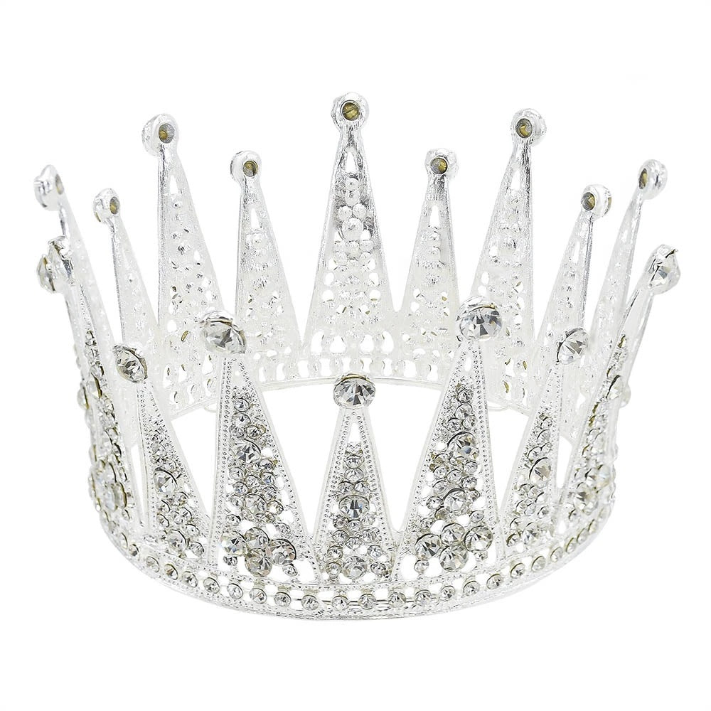 Fashion Bridal Hair Accessories Alloy Hollow Diamond Crown - 𝓢𝓱𝓸𝓹𝓵𝓮𝓬𝔂