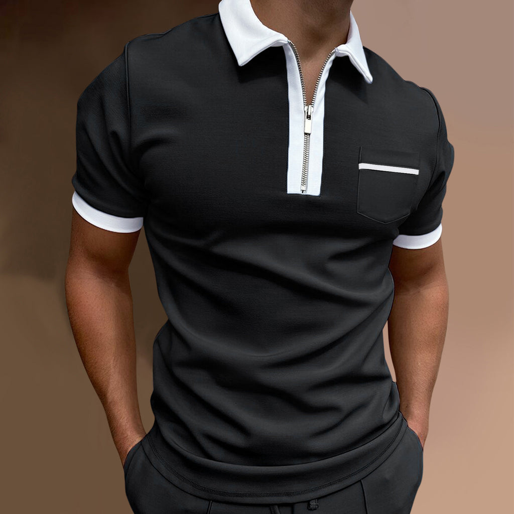 Men's Lapel Fashion Slim Pocket Men's T-Shirt POLO Shirt - 𝓢𝓱𝓸𝓹𝓵𝓮𝓬𝔂