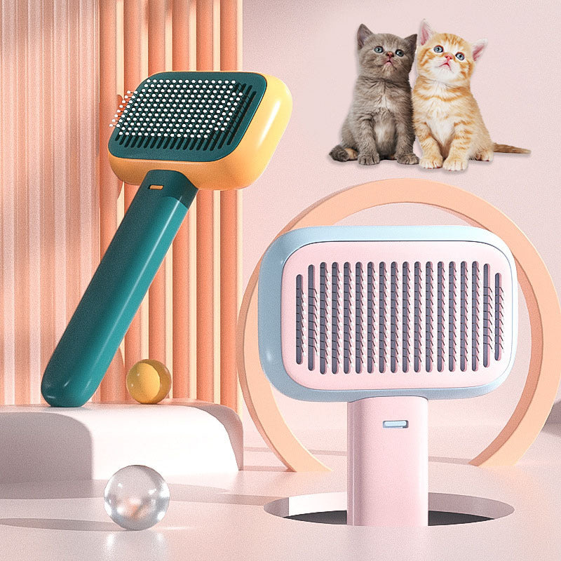 New Pet Cat Dog Hair Brush Hair Massage Comb Open-Knot Brush Grooming Cleaning Tool Stainless Steel Comb - 𝓢𝓱𝓸𝓹𝓵𝓮𝓬𝔂
