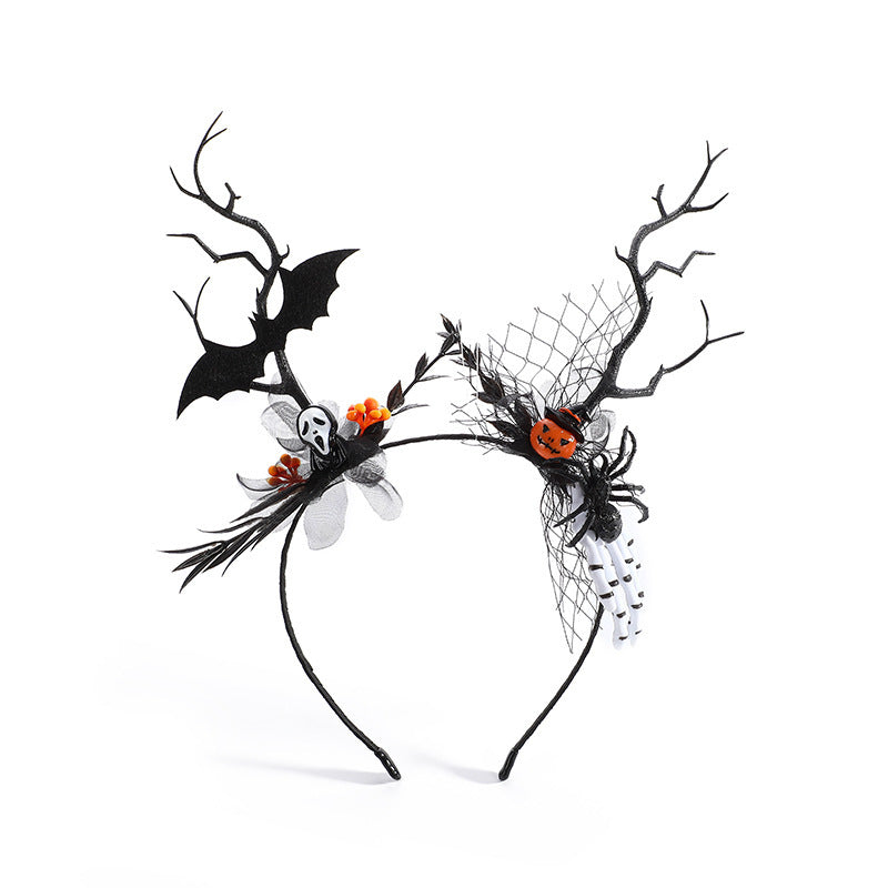 Halloween Bat Pumpkin Headband - 𝓢𝓱𝓸𝓹𝓵𝓮𝓬𝔂