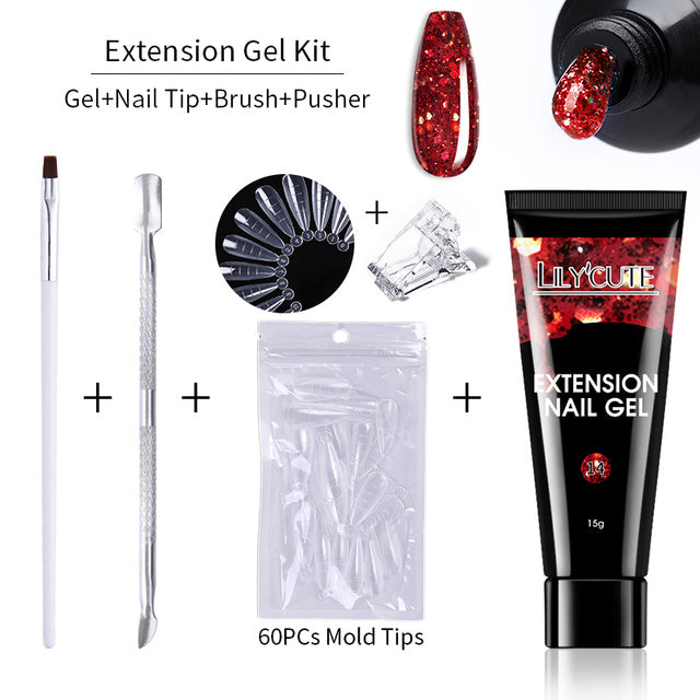 15ml Nail Extension Gel Kit - 𝓢𝓱𝓸𝓹𝓵𝓮𝓬𝔂