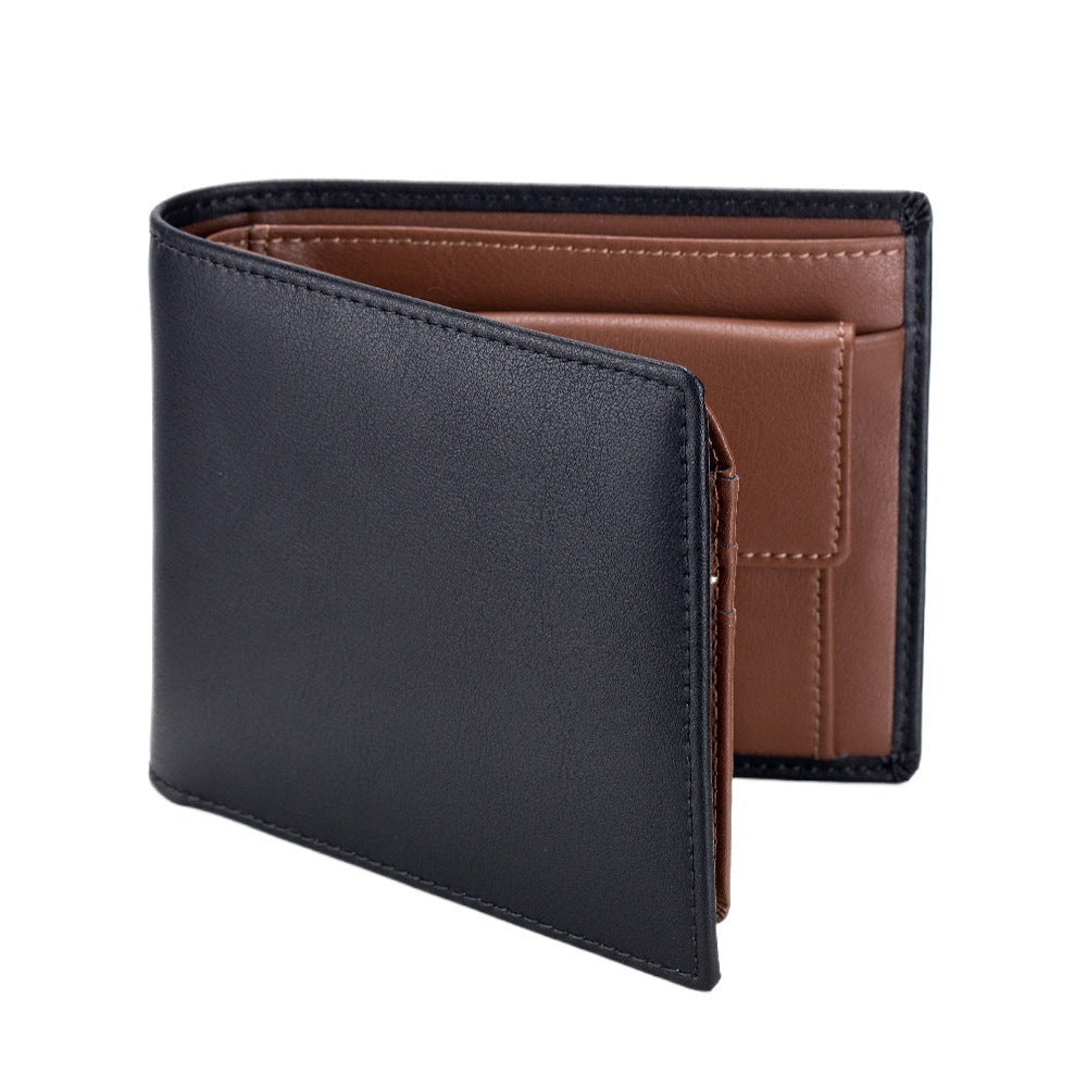 Men's Short Wallet Genuine Leather Trifold Wallet - 𝓢𝓱𝓸𝓹𝓵𝓮𝓬𝔂