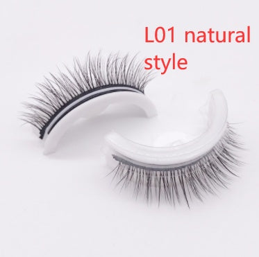 Reusable 3D Mink Lashes Natural False Eyelashes Self Adhesive Fake Glue Free Makeup Eyelash Extension Silk - 𝓢𝓱𝓸𝓹𝓵𝓮𝓬𝔂
