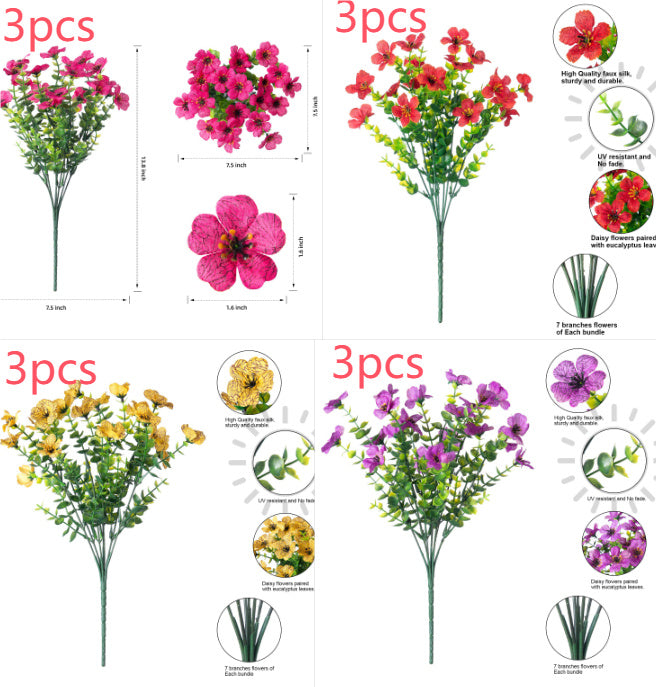 Artificial Outdoor UV-proof Decorative Simulation Green Plant Plastic Flowers - 𝓢𝓱𝓸𝓹𝓵𝓮𝓬𝔂