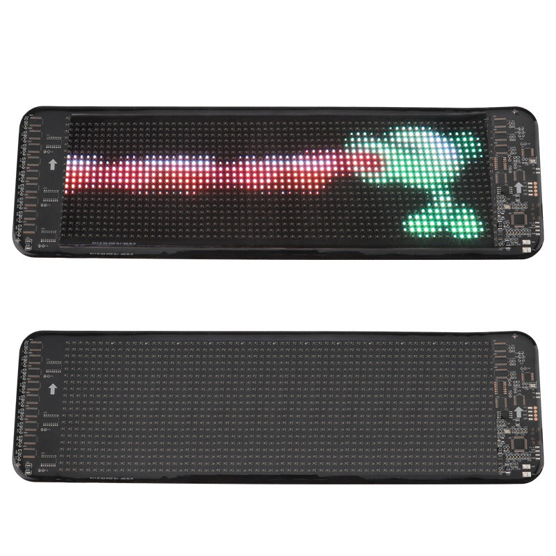 Programmable Car LED Sign LED Full-color Advertising Screen Ultra-thin Display Screen Custom Text Pattern Animation Display Car - 𝓢𝓱𝓸𝓹𝓵𝓮𝓬𝔂