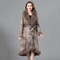 Real Fur One Woman Coat Thickened - 𝓢𝓱𝓸𝓹𝓵𝓮𝓬𝔂