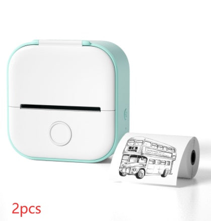 Portable Mini Thermal Label Printer Home Photo Printer Student Wrong Question Printer Bluetooth-compatible Mini Label Printer Price Tag - 𝓢𝓱𝓸𝓹𝓵𝓮𝓬𝔂