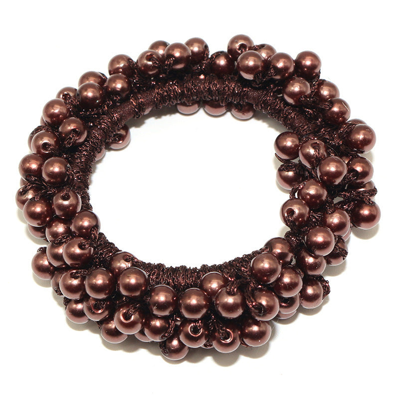 Handmade Crochet Rubber Band Hair Tie Pearl - 𝓢𝓱𝓸𝓹𝓵𝓮𝓬𝔂