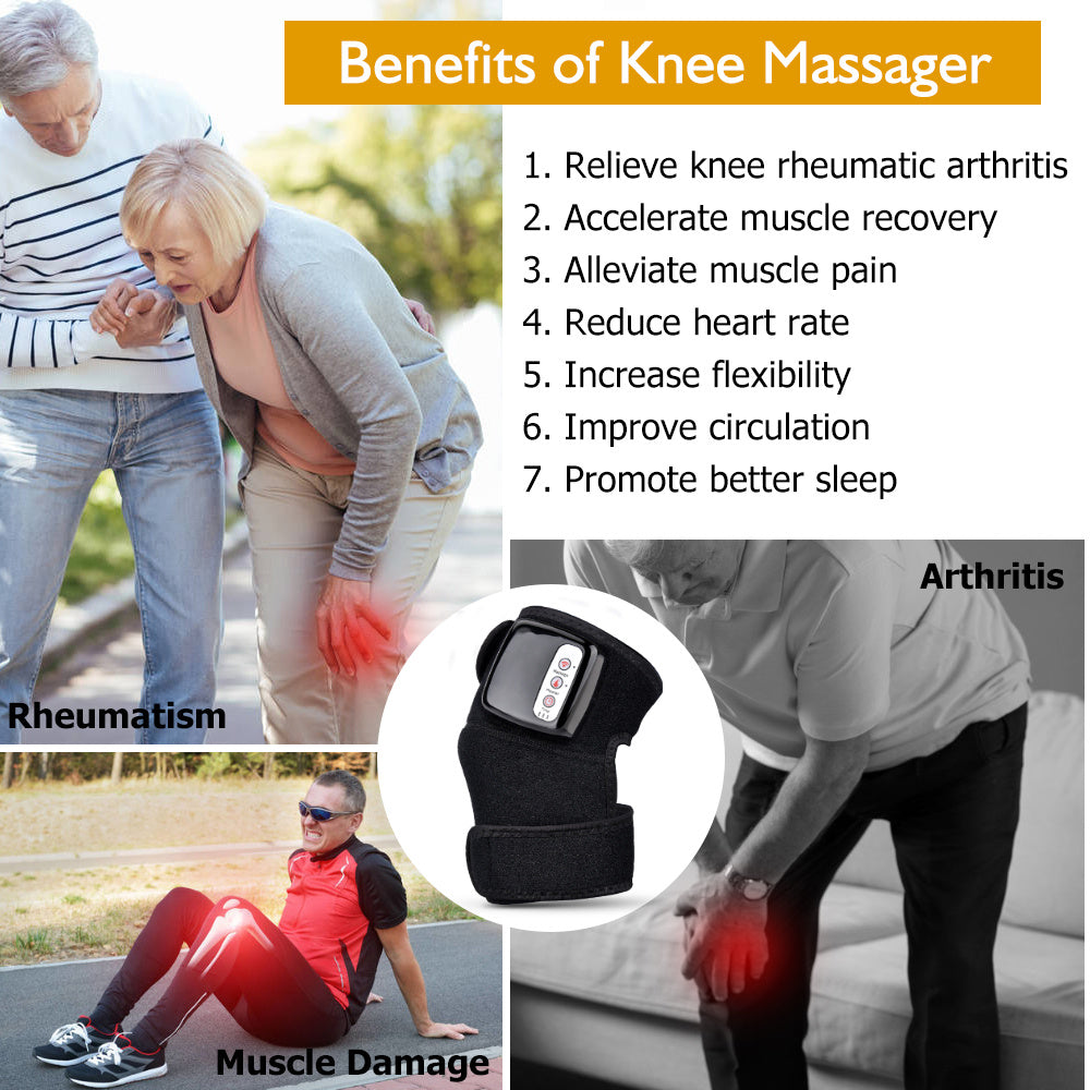 Electric Infrared Heating Knee Massager Wrap Elbow Joint Support Vibration Therapy Physiotherapy Machine Pain Relief Massageador - 𝓢𝓱𝓸𝓹𝓵𝓮𝓬𝔂