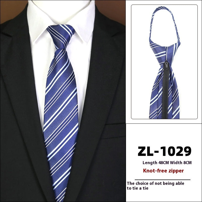 Men's Formal Wear Business Zipper Tie-free - 𝓢𝓱𝓸𝓹𝓵𝓮𝓬𝔂
