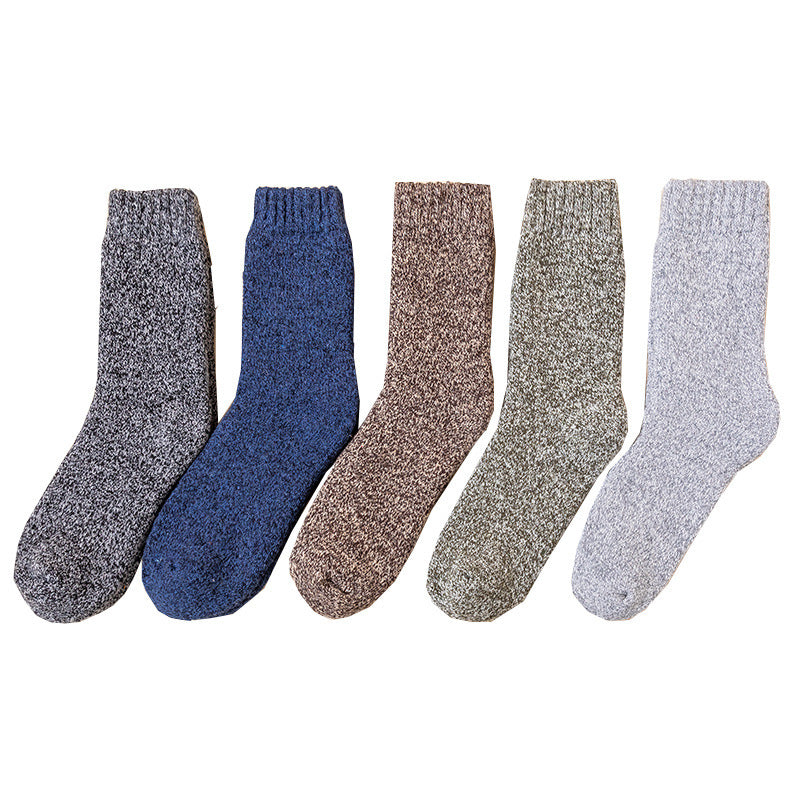 Wool Socks For Men With Thick And Warm Woolen Loops - 𝓢𝓱𝓸𝓹𝓵𝓮𝓬𝔂