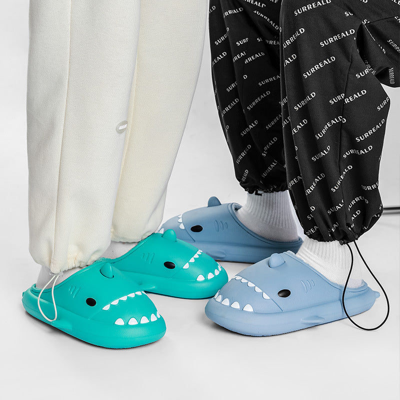 Cartoon Shark Shoes Home Slippers EVA Lovers Slippers Winter Soft Bottom Waterproof Shoes - 𝓢𝓱𝓸𝓹𝓵𝓮𝓬𝔂