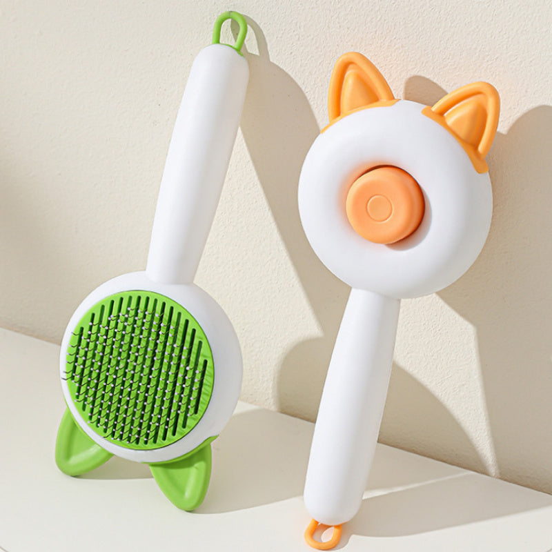 Pet Dog Brush Cat Comb Self Cleaning Pet Hair Remover Brush For Dogs Cats Grooming Tools Pets Dematting Comb Dogs Accessories Pet Products - 𝓢𝓱𝓸𝓹𝓵𝓮𝓬𝔂