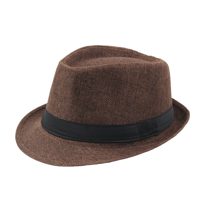 Fashion Personality Linen Top Hat Men - 𝓢𝓱𝓸𝓹𝓵𝓮𝓬𝔂