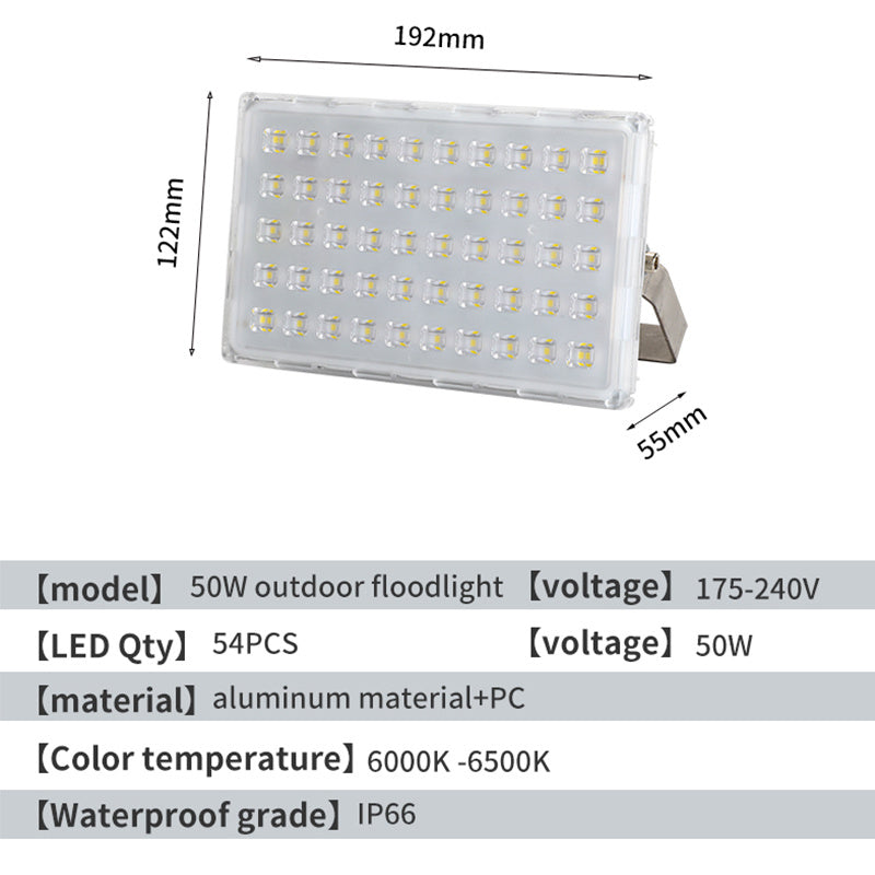 LED Floodlights, Outdoor Waterproof Industrial Workshops, Factory Buildings, Outdoor Lighting, Courtyards, Exploratory Streetlights, Ultra Bright And Strong Light - 𝓢𝓱𝓸𝓹𝓵𝓮𝓬𝔂
