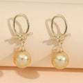Elegant French Retro Personalized Knotted Pearl Earrings - 𝓢𝓱𝓸𝓹𝓵𝓮𝓬𝔂