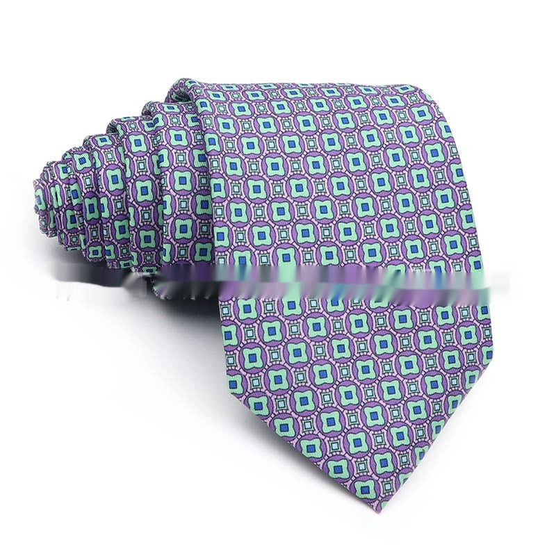 Business Polyester Men's Printed Workplace Tie - 𝓢𝓱𝓸𝓹𝓵𝓮𝓬𝔂