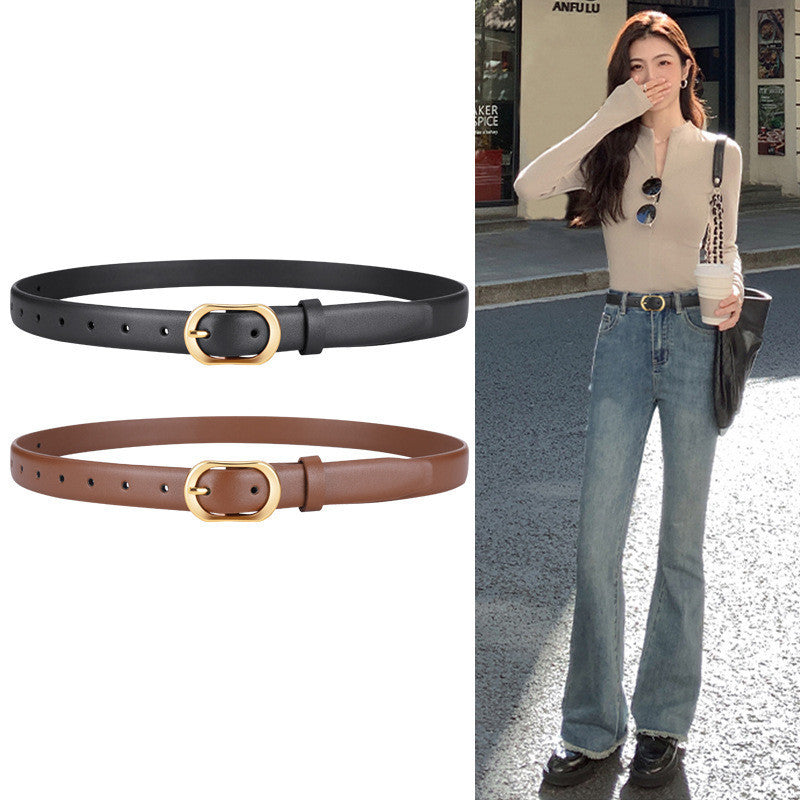 Personalized Leather Belt Casual Women - 𝓢𝓱𝓸𝓹𝓵𝓮𝓬𝔂