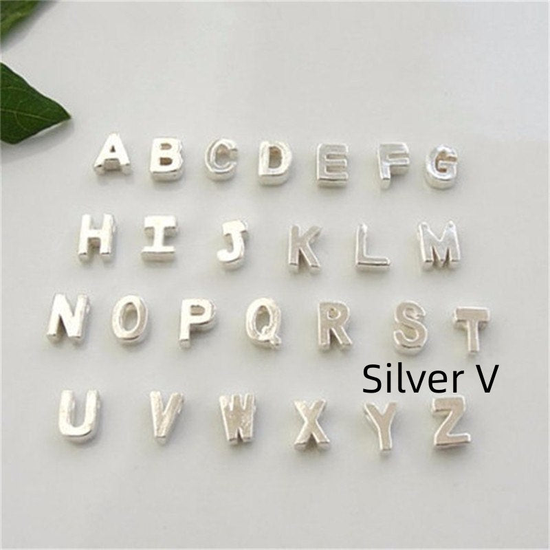 Peach Heart Shaped Letter Necklace Clavicle Chain Necklace - 𝓢𝓱𝓸𝓹𝓵𝓮𝓬𝔂