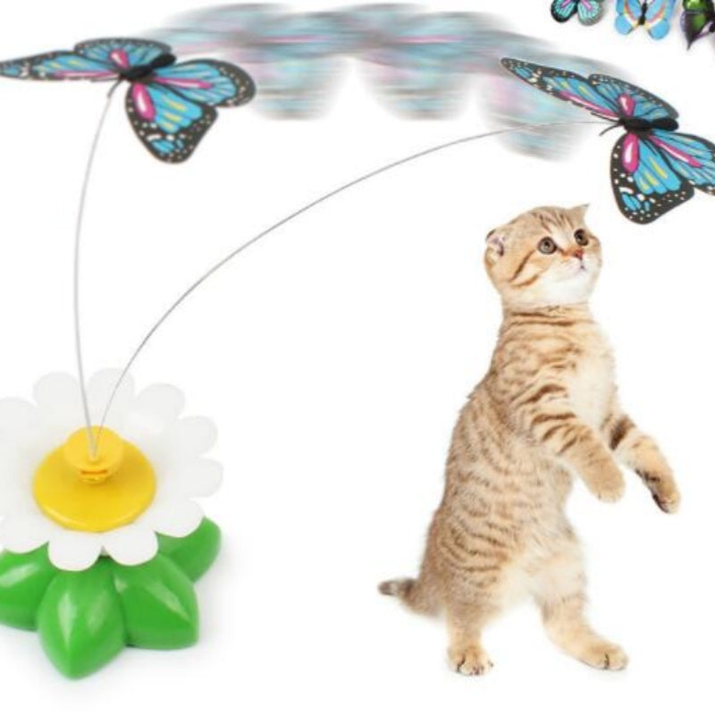 Electric Automatic Rotating Flower Pet Products - 𝓢𝓱𝓸𝓹𝓵𝓮𝓬𝔂