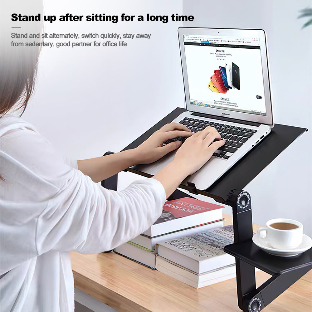 Folding Desk Retractable Adjustable Study Desk In Bed Aluminum Alloy Notebook Computer Bracket Lazy Desk - 𝓢𝓱𝓸𝓹𝓵𝓮𝓬𝔂