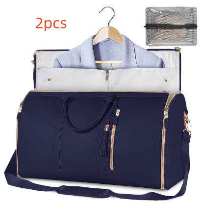 Large Capacity Travel Duffle Bag Women's Handbag Folding Suit Bag Waterproof Clothes Totes - 𝓢𝓱𝓸𝓹𝓵𝓮𝓬𝔂