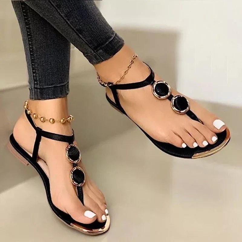 Women's Flat Sandals Summer Beach Shoes - 𝓢𝓱𝓸𝓹𝓵𝓮𝓬𝔂