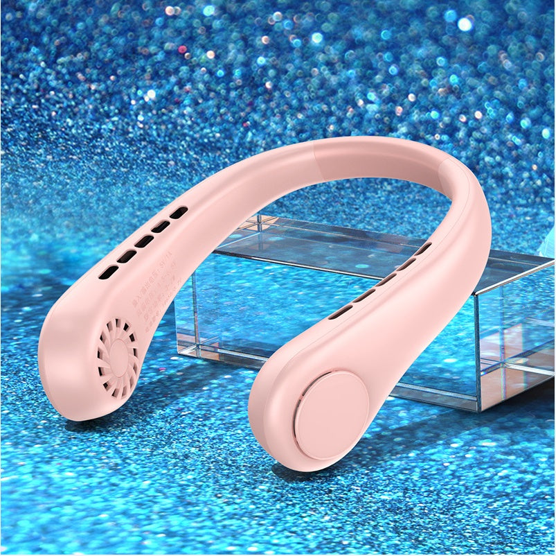 New Mini Neck Fan Portable Bladeless Hanging Neck Rechargeable Air Cooler Mini Summer Sports Fans - 𝓢𝓱𝓸𝓹𝓵𝓮𝓬𝔂