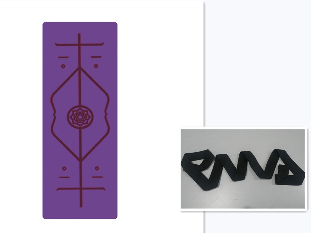 Non Slip TPE Yoga Mat Position Line Beginner - 𝓢𝓱𝓸𝓹𝓵𝓮𝓬𝔂