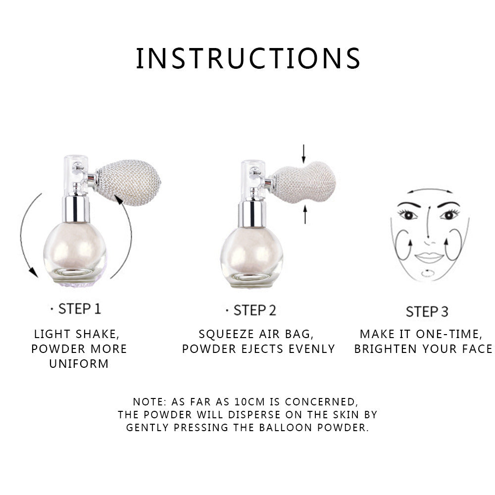 Spray Brightening Glitter Powder Body Powder Highlighter - 𝓢𝓱𝓸𝓹𝓵𝓮𝓬𝔂