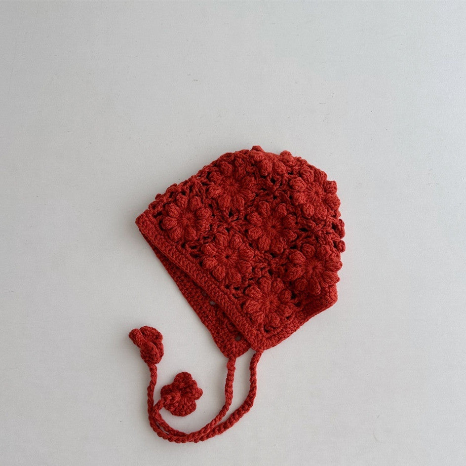 Breathable Lace Up Earflaps Woolen Hat Girl - 𝓢𝓱𝓸𝓹𝓵𝓮𝓬𝔂