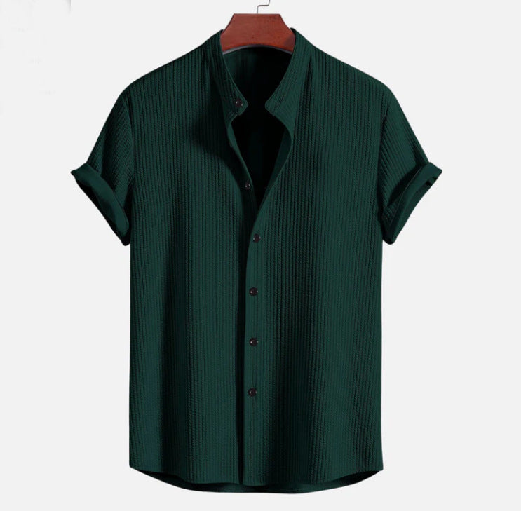 Short Sleeve Loose Shirt Top Summer Mens Clothing - 𝓢𝓱𝓸𝓹𝓵𝓮𝓬𝔂