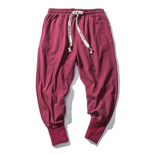 Cotton And Linen Feet Jarem Pants Tide Hip Hop Pants For Man - 𝓢𝓱𝓸𝓹𝓵𝓮𝓬𝔂