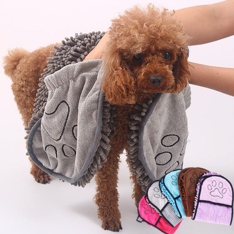 Dogs Cats Towels Super Absorbent Dog Bathrobe Microfiber Bath Towels Quick-Drying Cat Bath Towel For Pets Towel Dog Towels Pet Products - 𝓢𝓱𝓸𝓹𝓵𝓮𝓬𝔂